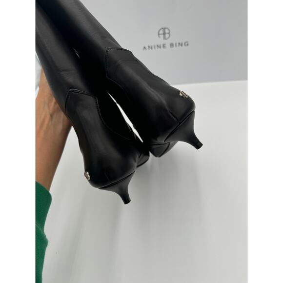 Anine Bing Tall Rae Leather Boots size 37 - Picture 7 of 11